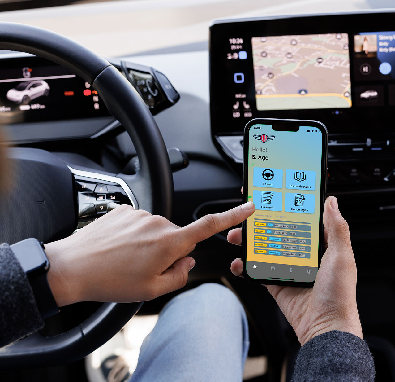 Rijlessen Dordrecht met app